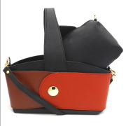 Women's 2 Pcs Handbag C0097 - Black Price In Pakistan